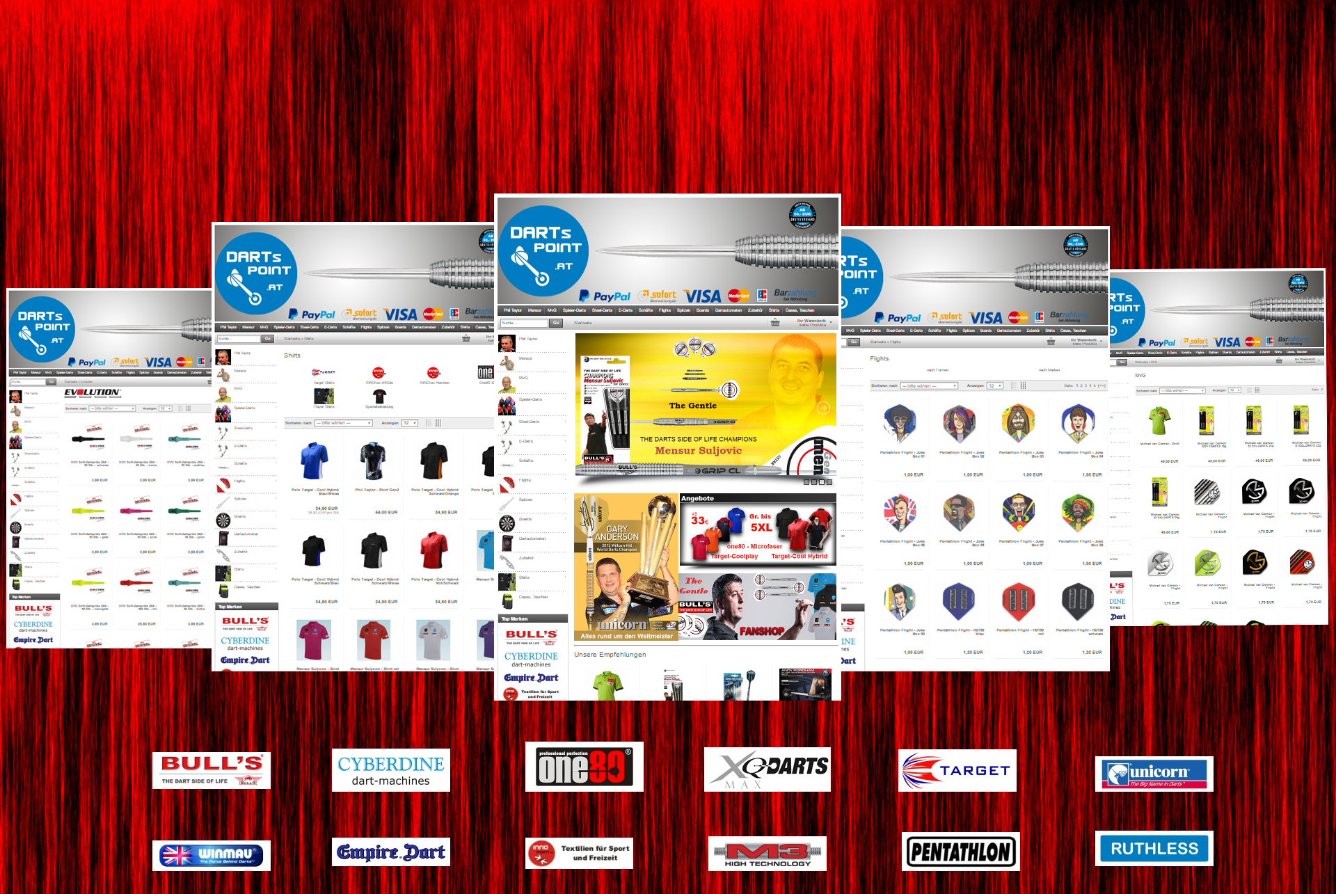 Alles rund um Darts - Der  DARTSPOINT Online Shop!